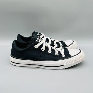 Converse Shoes Womens 6 Black Canvas Chuck Taylor All Star Low Top Sneakers